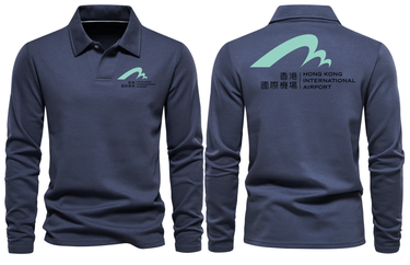 HK AIRPORT LONG SLEEVE POLO